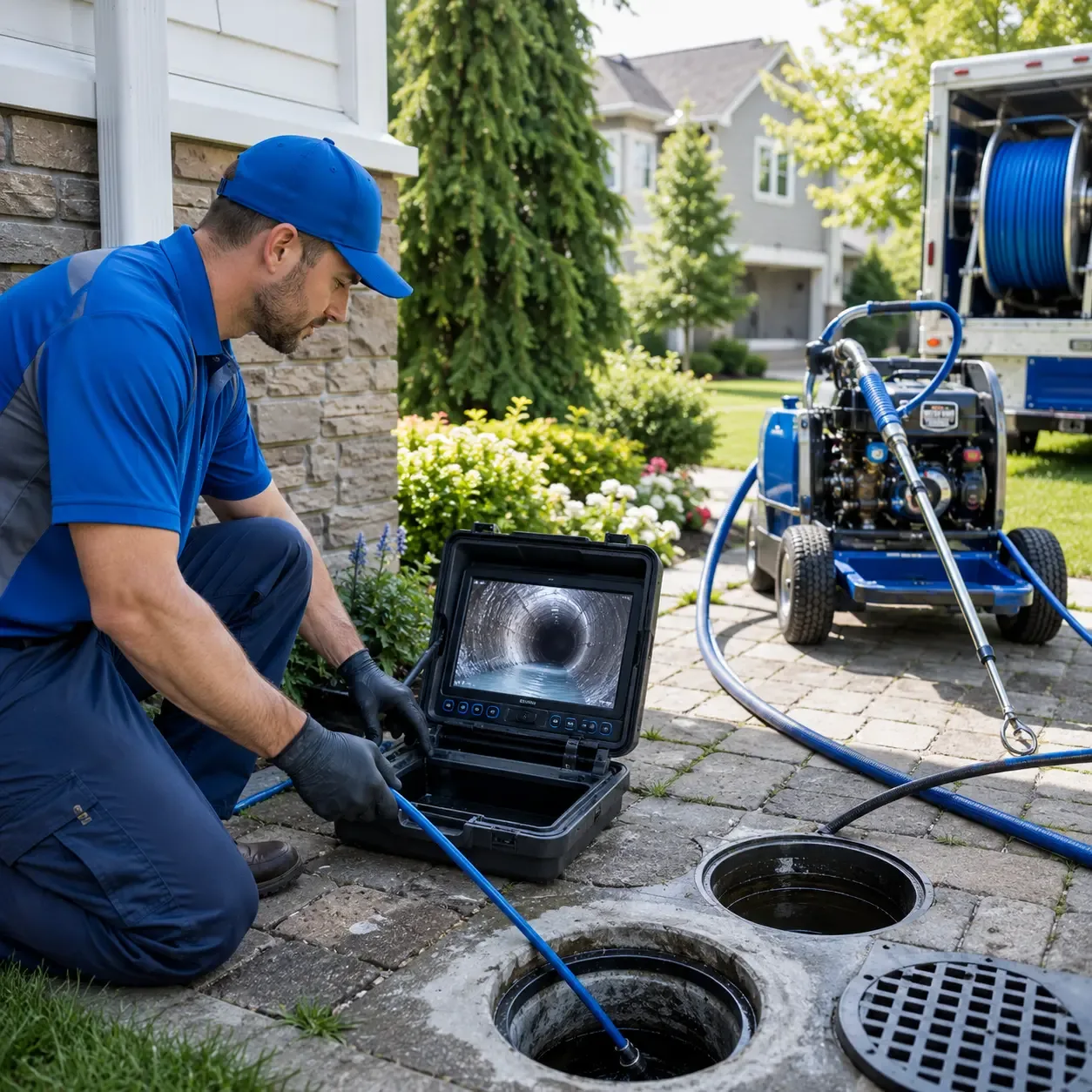 Outdoor drain cleaning professionals serving Pequannock, NJ